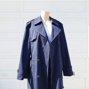 Blue Trench Coat